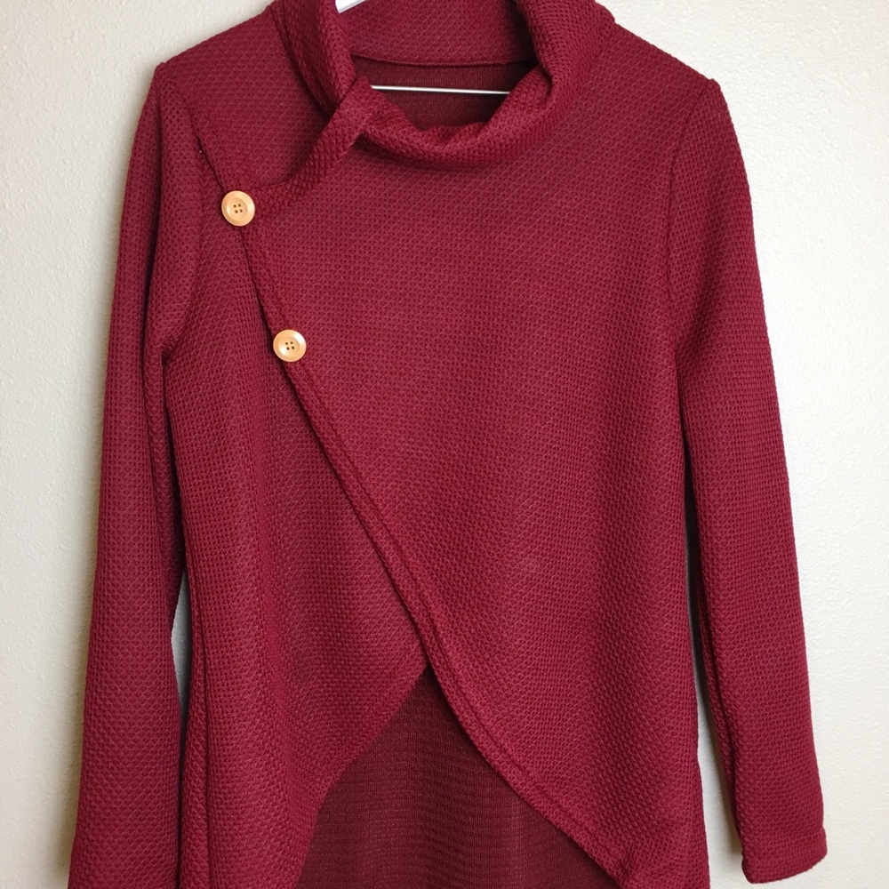 Beautiful Wine Sweater